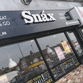Snax - 3D Shop Signage Teesside